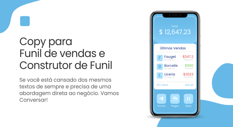 Serei seu redator especialista em funil de vendas e construtor de funil