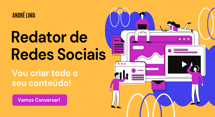 Serei seu Redator de Redes Sociais